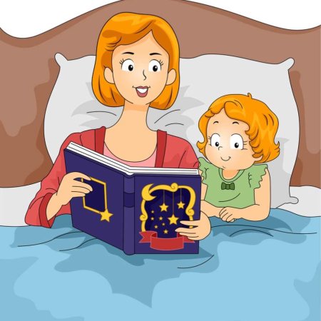 Мама читает книгу ребенку картинки