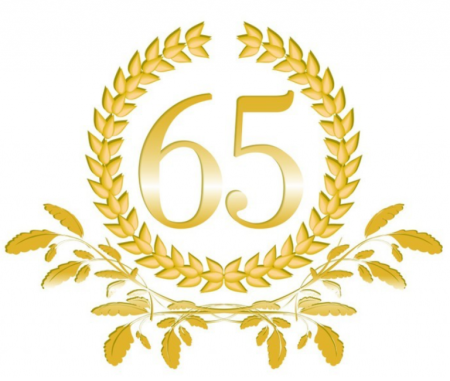 С юбилеем 65 лет надпись