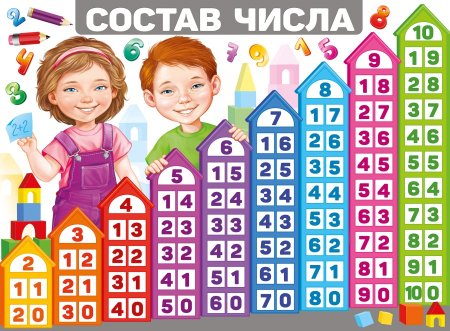 Цифровые домики для детей от 1 до 10