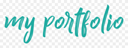 Portfolio надпись
