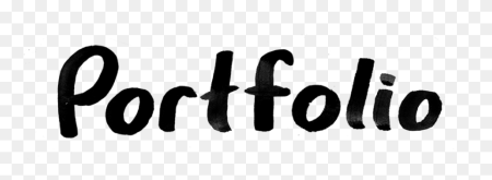 Красивая надпись портфолио
