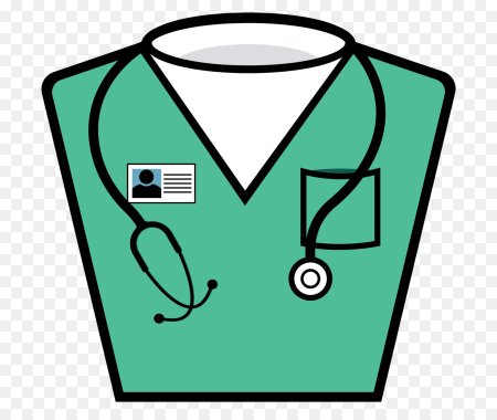 Халат доктора вектор