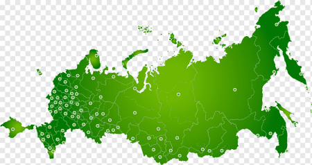 Карта России стилизованная