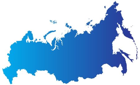 Карта России вектор