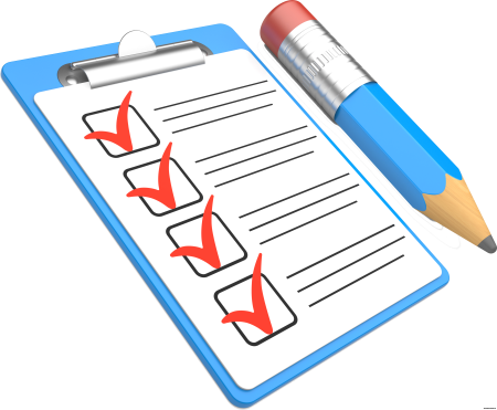 Лист с галочками