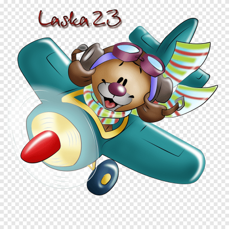Teddy Bear Airplane cartoon