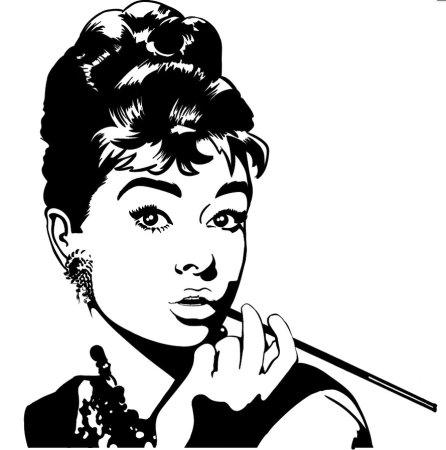 Одри Хепберн Векторная