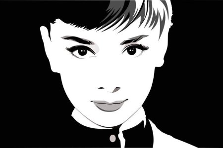 Одри Хепберн вектор