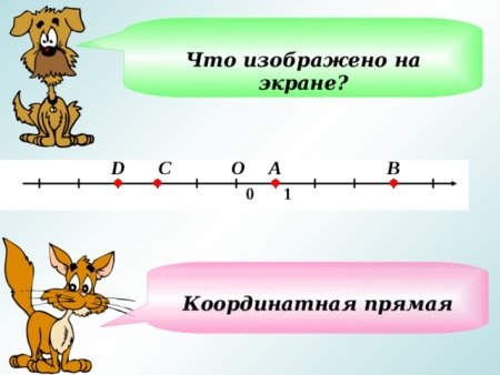 Координатная прямая 3/4
