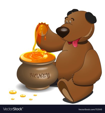 Медведь на Поляне мультяшный