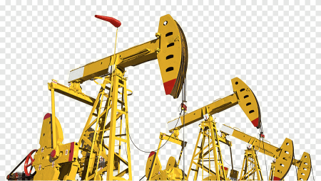 Нефтяная вышка на белом фоне