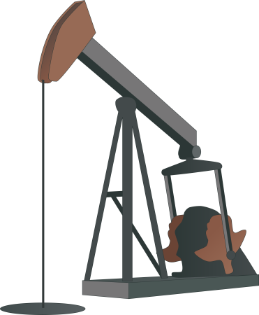 Нефтяная вышка вектор
