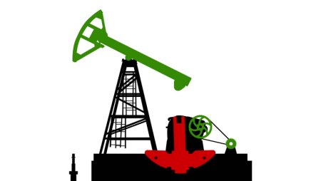 Нефтяная вышка на прозрачном фоне