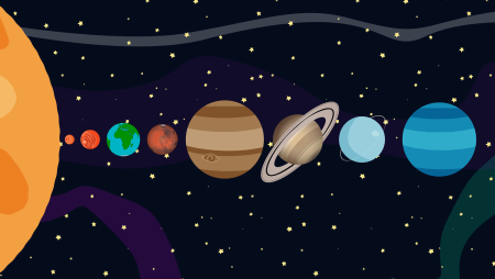 Космос планеты солнечной системы