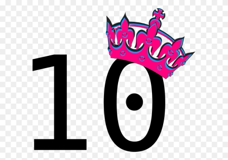 Цифра 10 на зеленом фоне