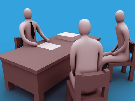 Прием на работу человечки