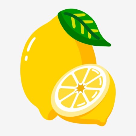 Лимон векторный клипарт