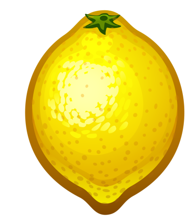 Лимон рисунок