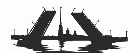 Разводные мосты в Санкт-Петербурге логотип