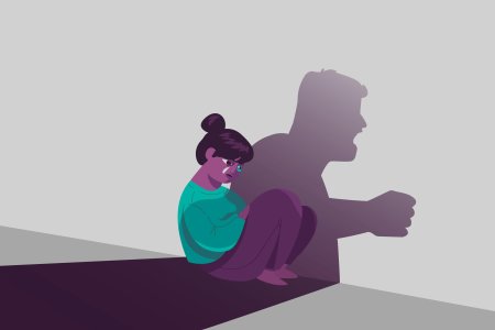 Домашнее насилие иллюстрация