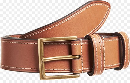 Ремень на белом фоне