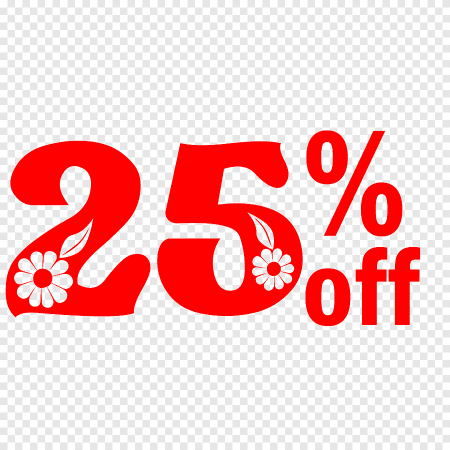Скидка 25%