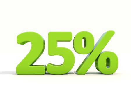 Скидка 25%
