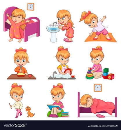 Режим дня для девочки