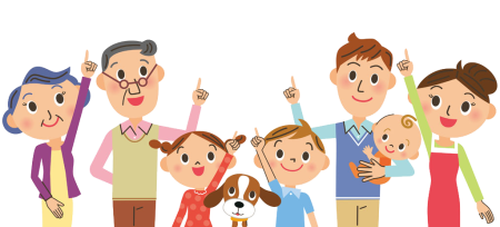 Родители и дети вектор