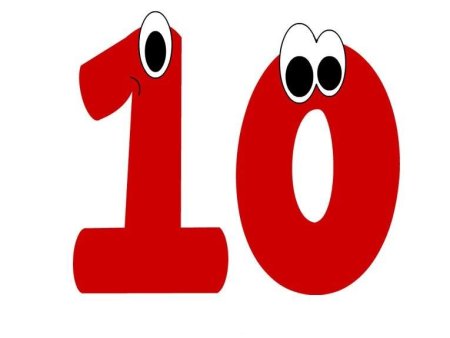 Красивая цифра 10