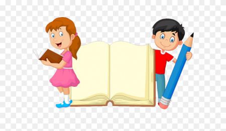 Мальчик и девочка с книжкой