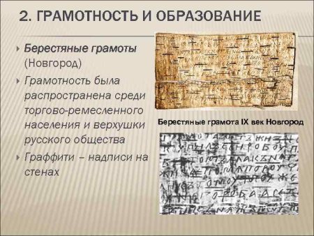 Самые древние берестяные грамоты Руси