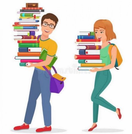 Рисунок мужчина в библиотеке