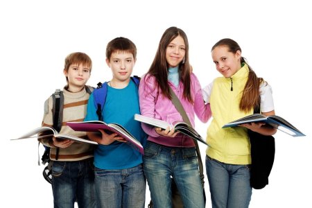 Школьники подростки