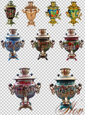 Наклейка самовар