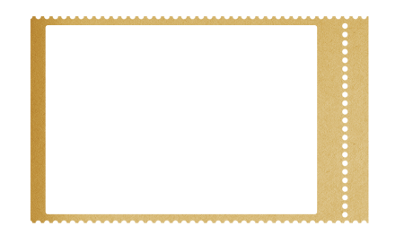 Рамка в виде почтовой марки