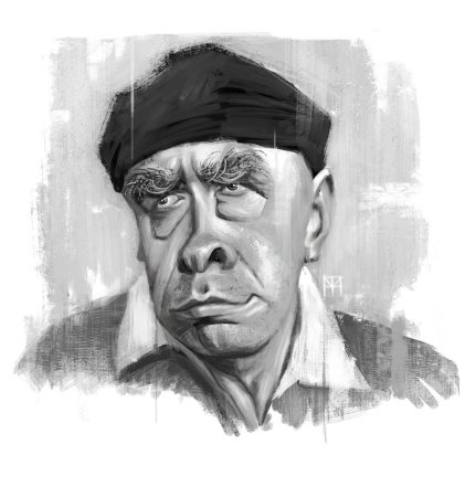 Анатолий Папанов шарж