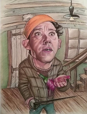 Юрий Никулин шарж
