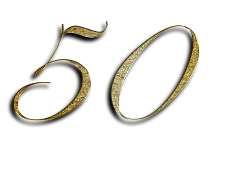 Красивая цифра 50