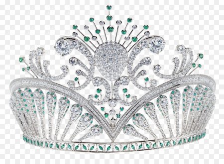 Diamond Silver Tiara Crown