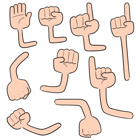 Мультяшные руки