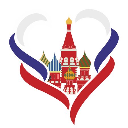 Стикер российский флаг