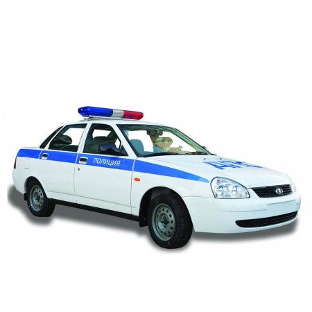 Лада Приора полиция сбоку