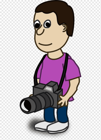 Журналист с фотоаппаратом