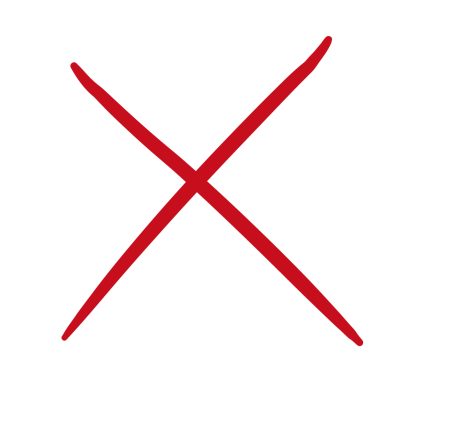 Красный крестик