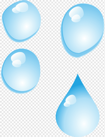 Форма капли воды
