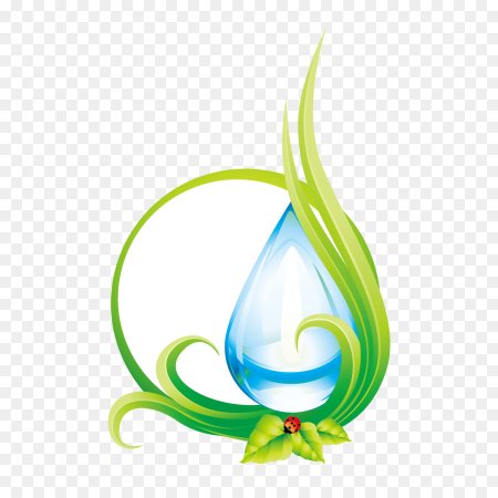 Векторная капля воды
