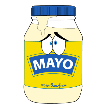Нарисовать майонез