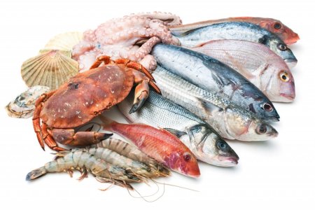 Замороженная рыба и морепродукты