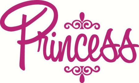 Princess надпись